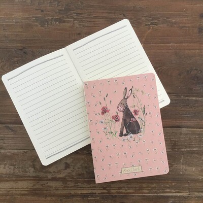 Alex Clark Hare Naked Spine Notebook