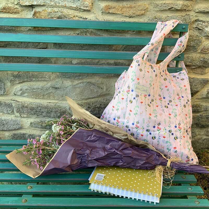 Alex Clark Bees and Flowers Reusable Shopping Bag