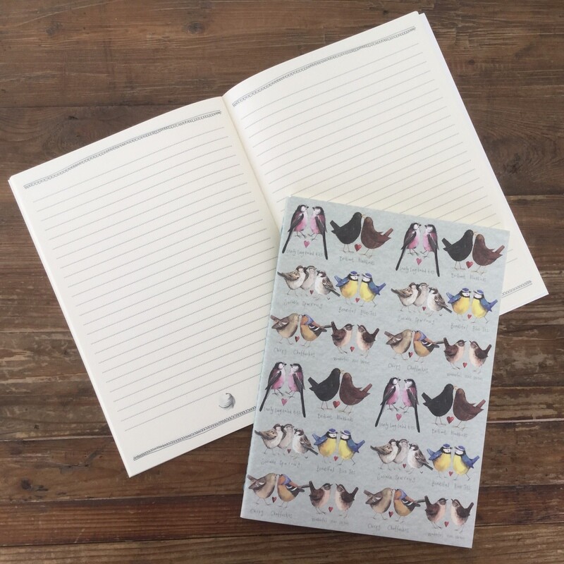 Alex Clark Brilliant Birds Large Soft Notebook