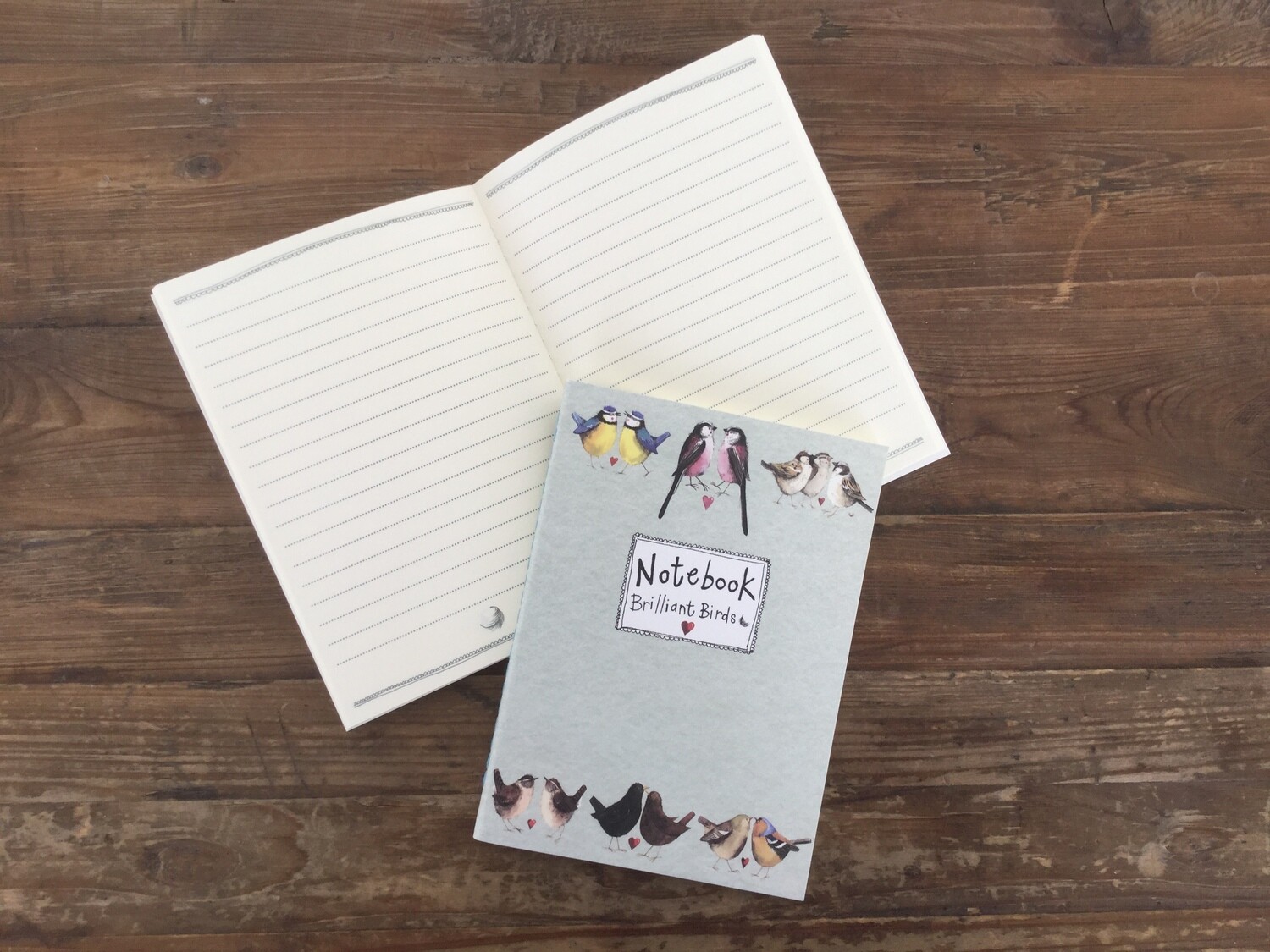 Alex Clark Brilliant Birds Medium Soft Notebook