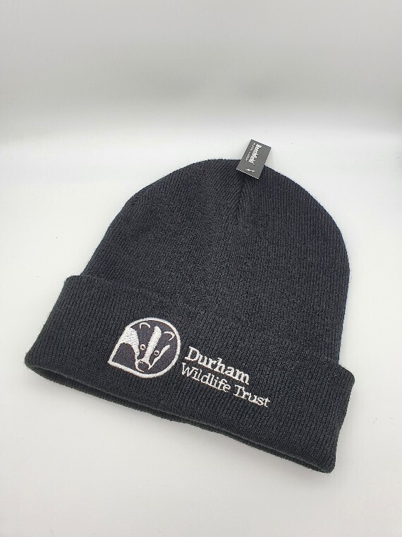 Durham Wildlife Trust Beanie Hat (New Logo), Colour: Black