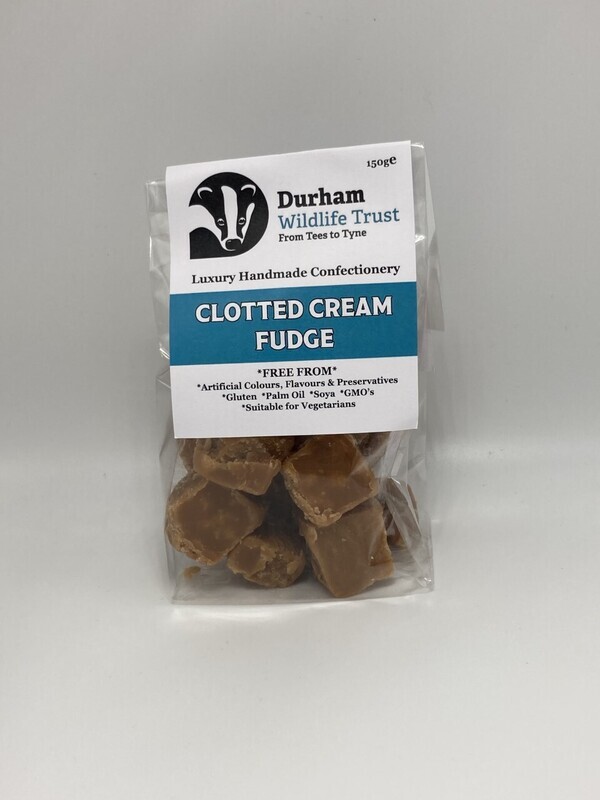 Durham Wildlife Trust Clotted Cream Fudge
