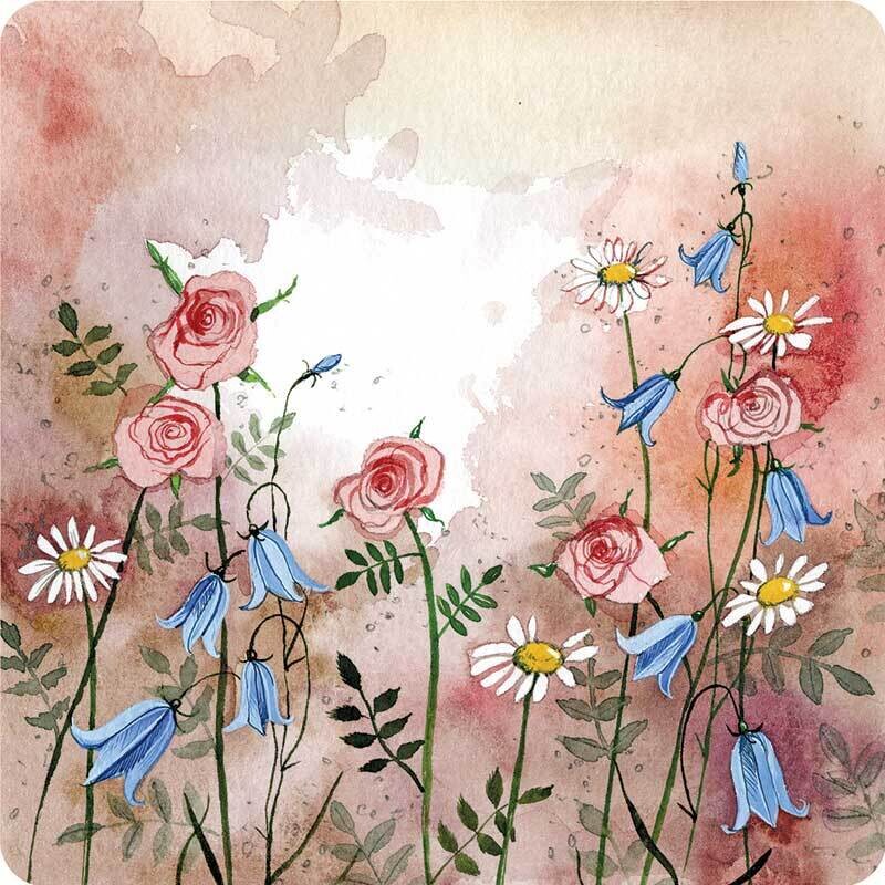 Alex Clark Meadow Flowers Coaster