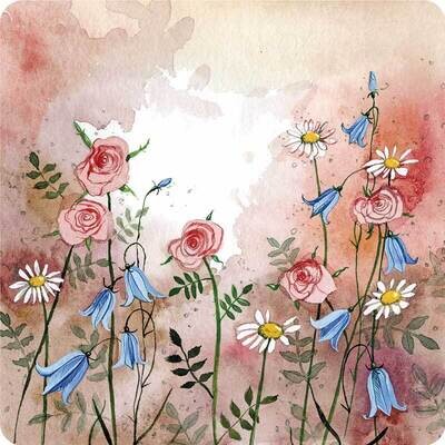 Alex Clark Meadow Flowers Coaster