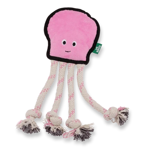 Recycled Rough &amp; Tough Octopus Dog Toy