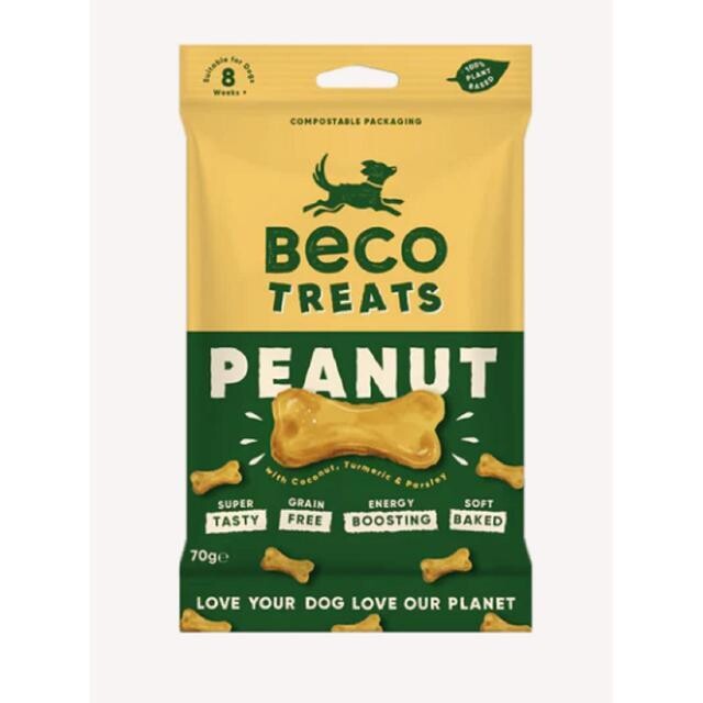 Beco Dog Treats - Peanut with Coconut &amp; Turmeric