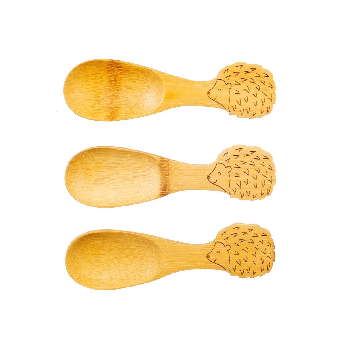 Baby Hedgehog Bamboo Spoons