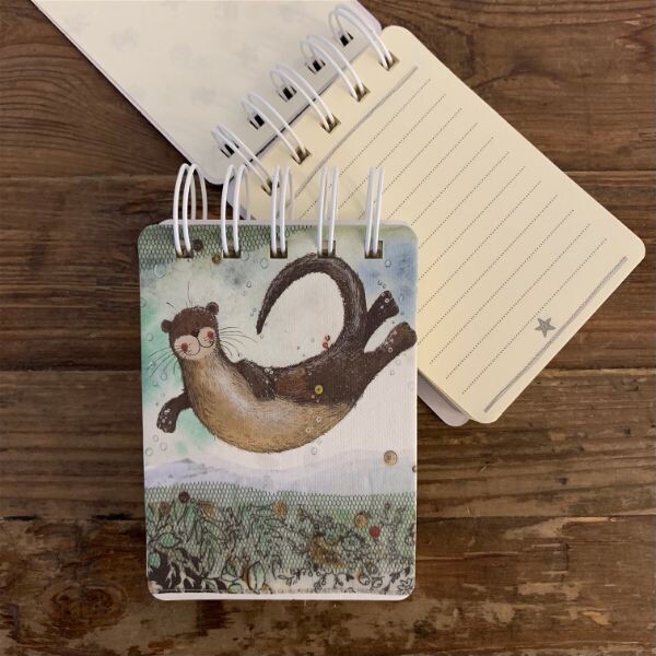 Alex Clark Otter Small Spiral Bound Notebook