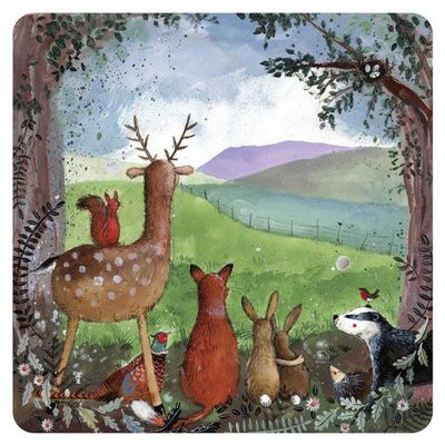 Alex Clark Assorted Forest Friends Coaster