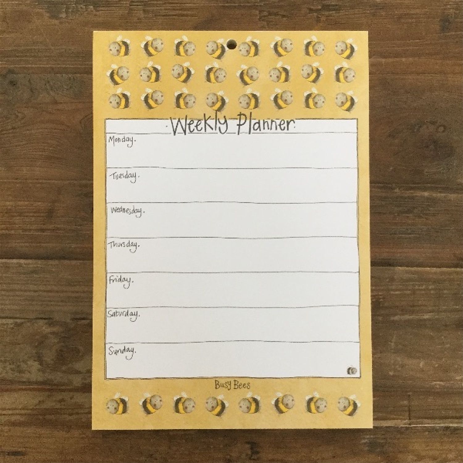 Alex Clark Busy Bees Weekly Planner