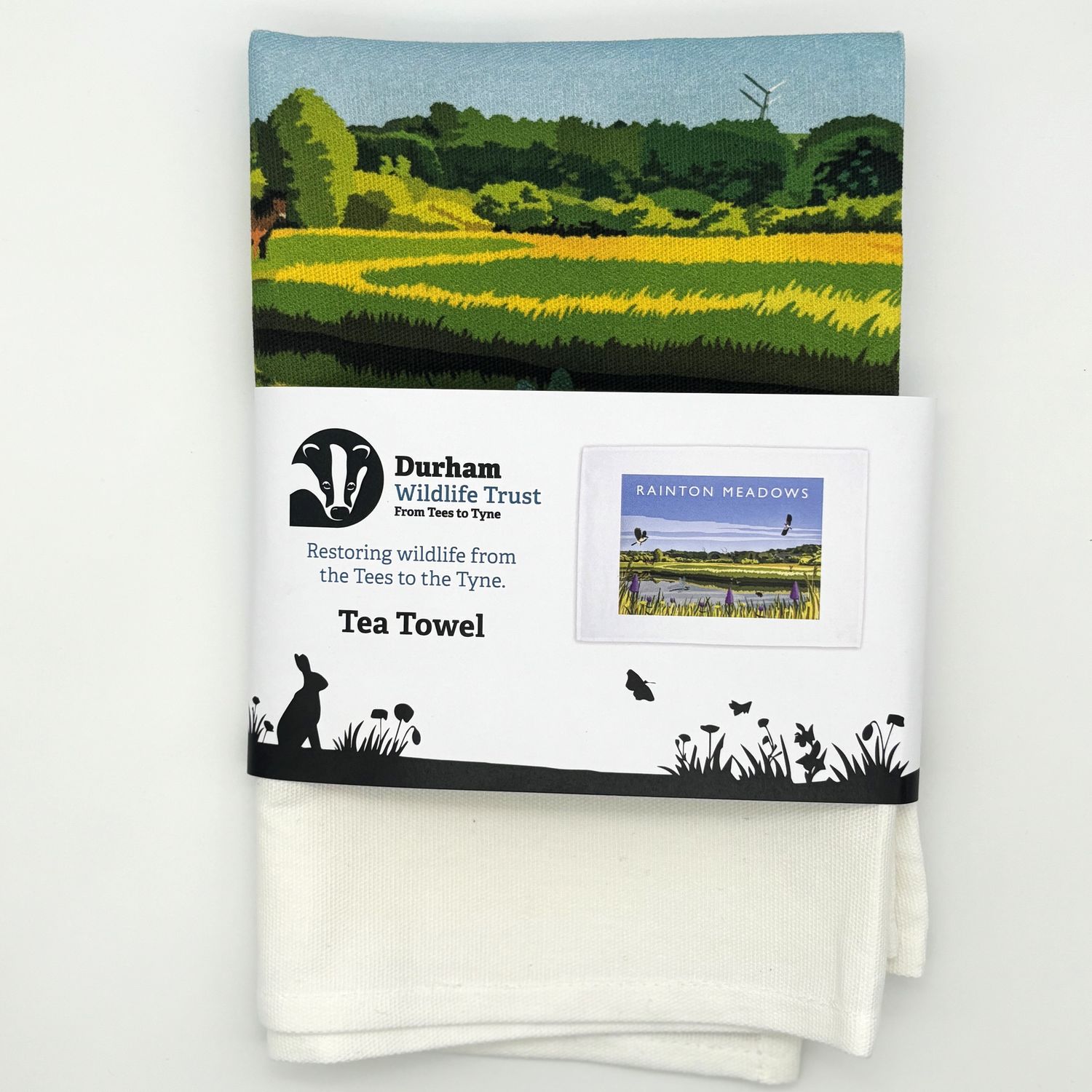 Rainton Meadows Tea Towel