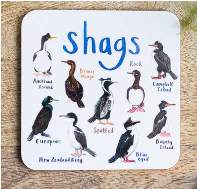 Sarah Edmonds Shags Coaster