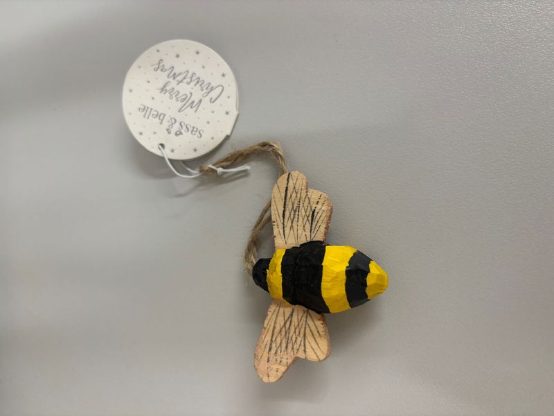 Wooden Bee Hanging Decoration
