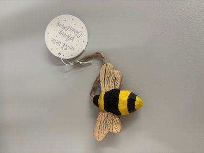 Wooden Bee Hanging Decoration
