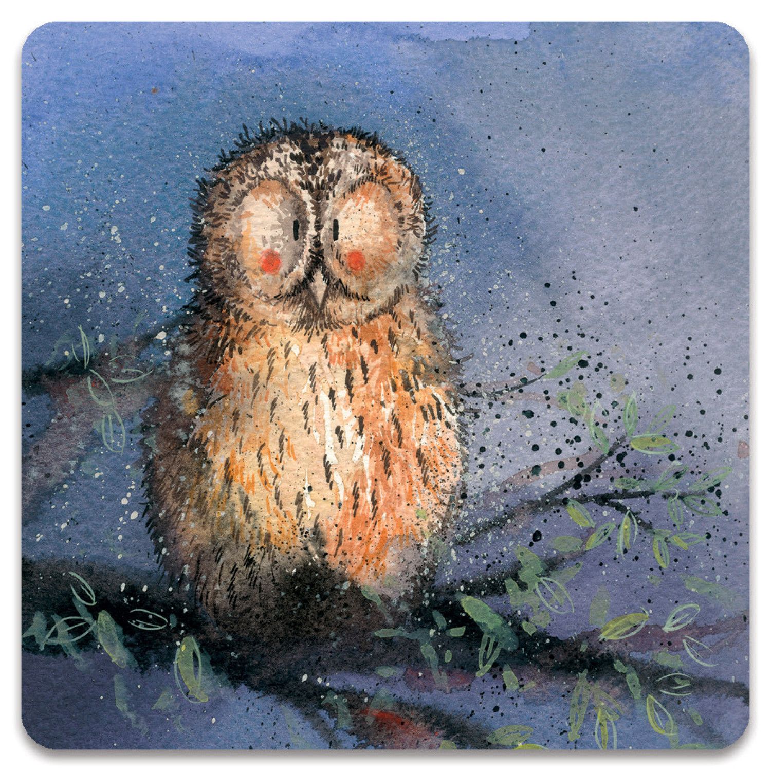 Alex Clark Night Owl Coaster