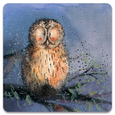 Alex Clark Night Owl Coaster