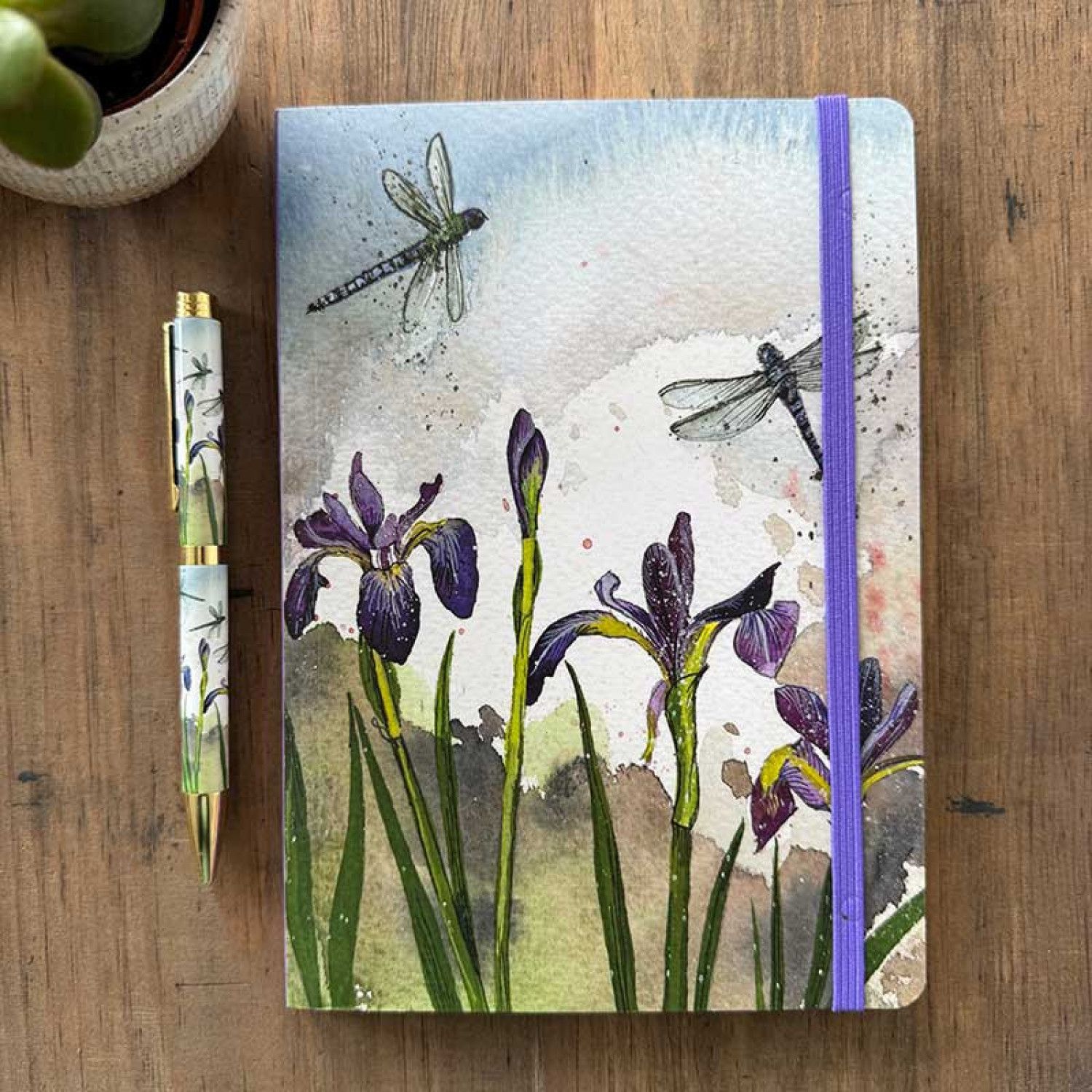 Alex Clark Dragonflies Large Chunky Notebook