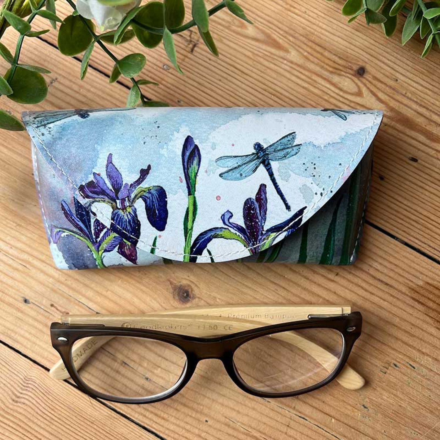 Alex Clark Dragonflies Spectacle Case