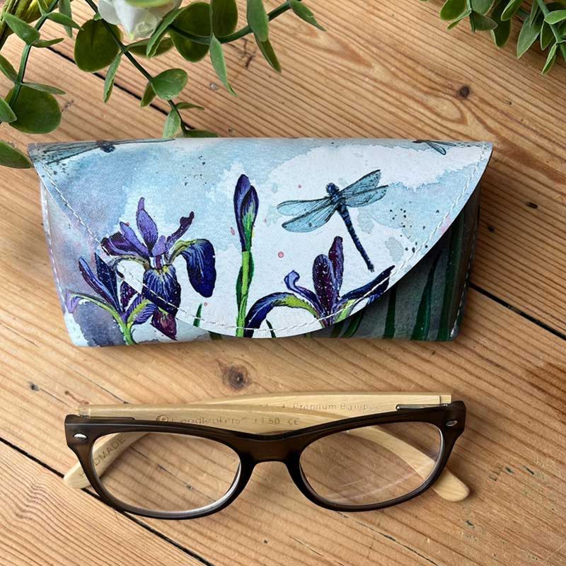 Alex Clark Dragonflies Spectacle Case