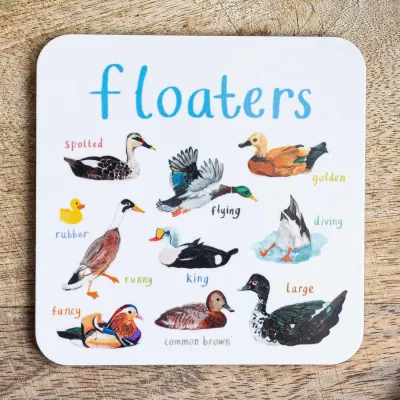 Sarah Edmonds Floaters Coaster