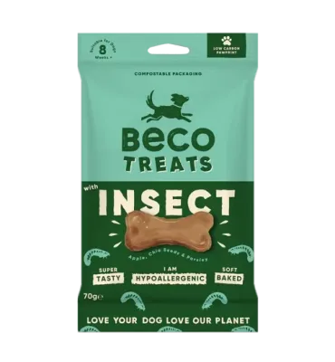 Beco Dog Treats Insect with Apple &amp; Chia Seeds