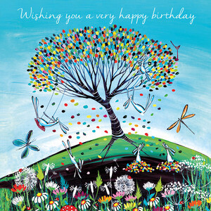 Kate Andrews Art Card, Design: Swing Time