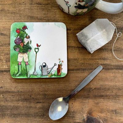 Alex Clark Vegetable Garden Coaster