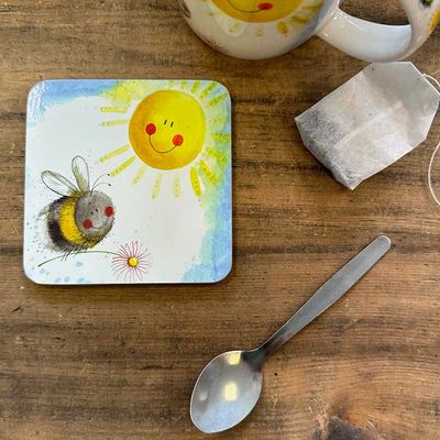 Alex Clark Bee Happy Coaster