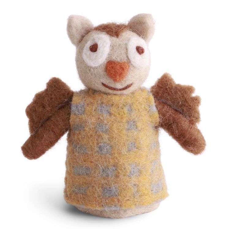 Felt Finger Puppet - Owl