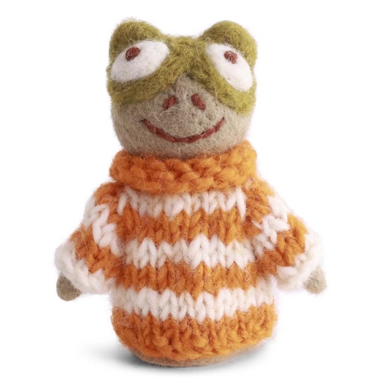 Felt Finger Puppet - Frog
