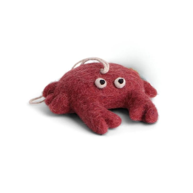 Felt Crab ornament