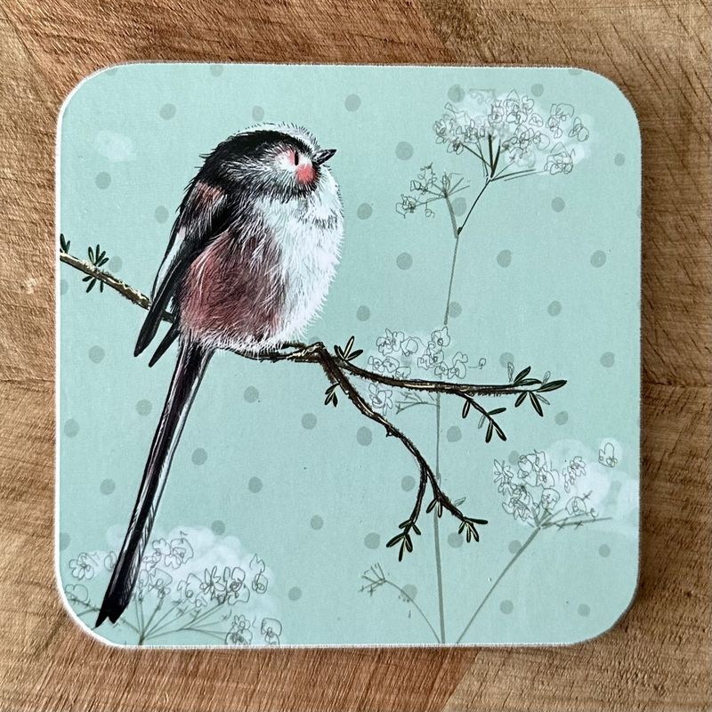 Alex Clark Long Tailed Tit Coaster