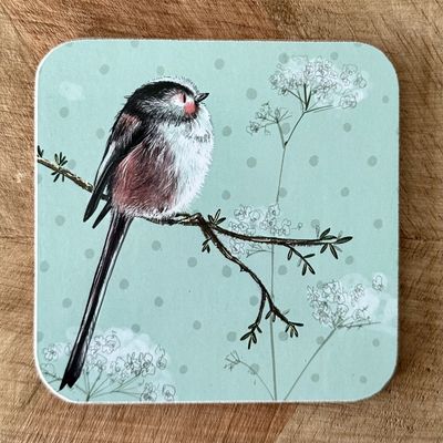 Alex Clark Long Tailed Tit Coaster