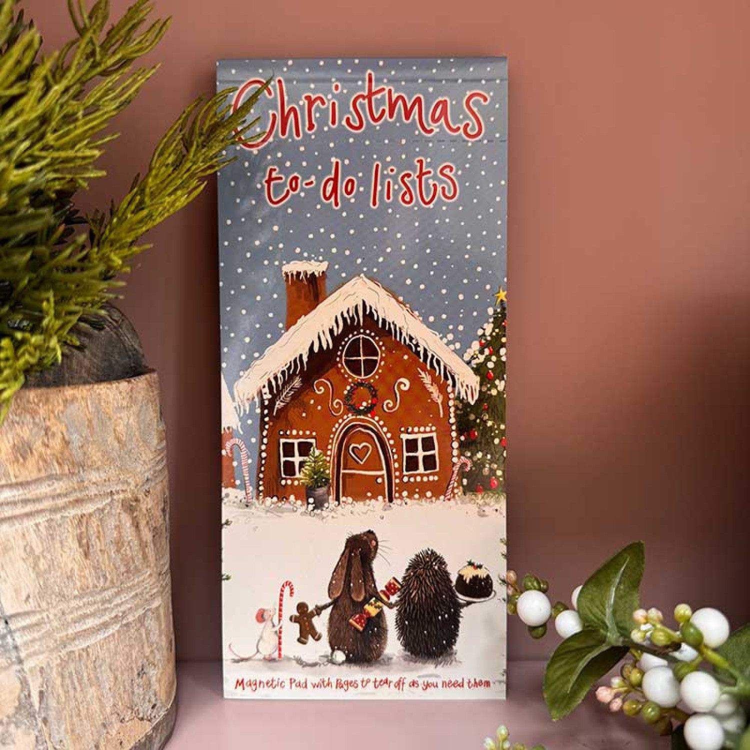Alex Clark Gingerbread Village Magnetic To Do List