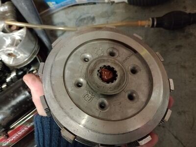 8 Plate Clutch Centre hub with plates, pressure plate and springs 610E
