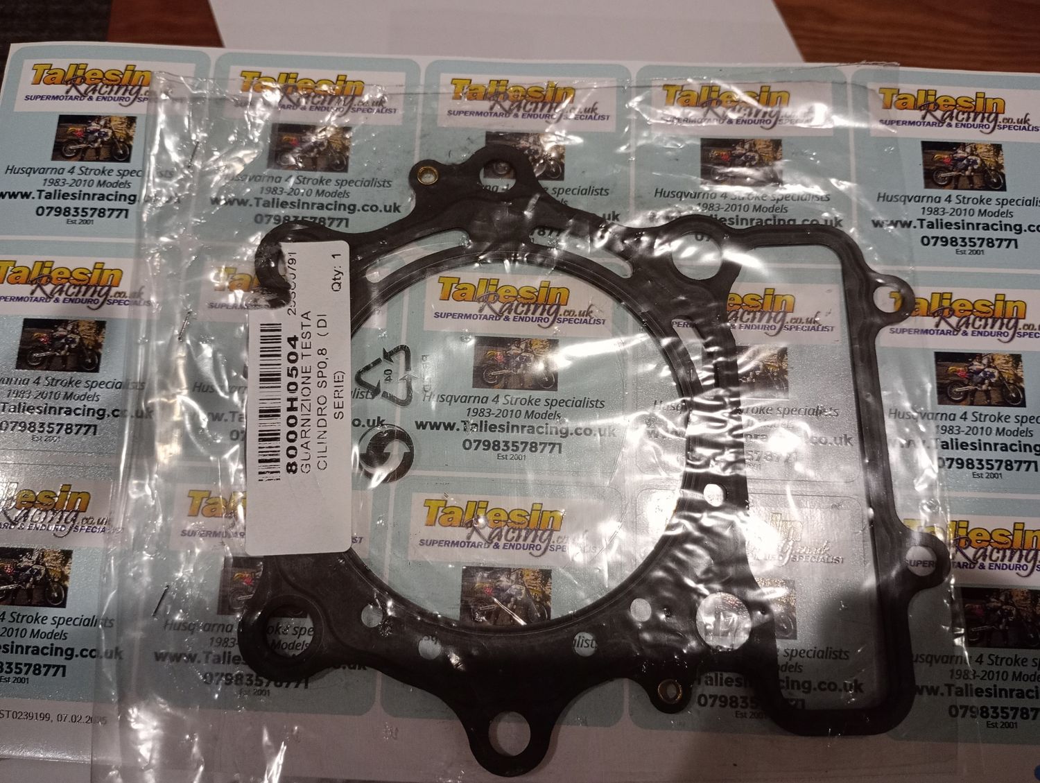 TE310/RS300 Head gasket 8000H0504 