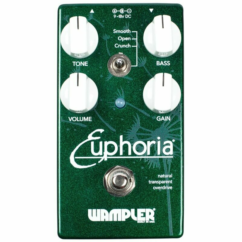 Wampler Euphoria Overdrive Pedal 2010s Green Wampler Euphoria Overdrive Pedal 2010s Green