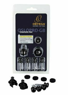 Ortega OSLOPRO-GB Strap Lock System Gloss Black