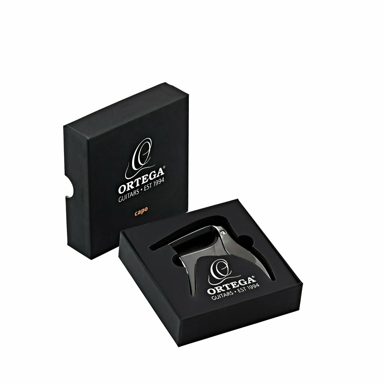 Ortega OCAPO-BCR Flat Capo Black Chrome Giftbox