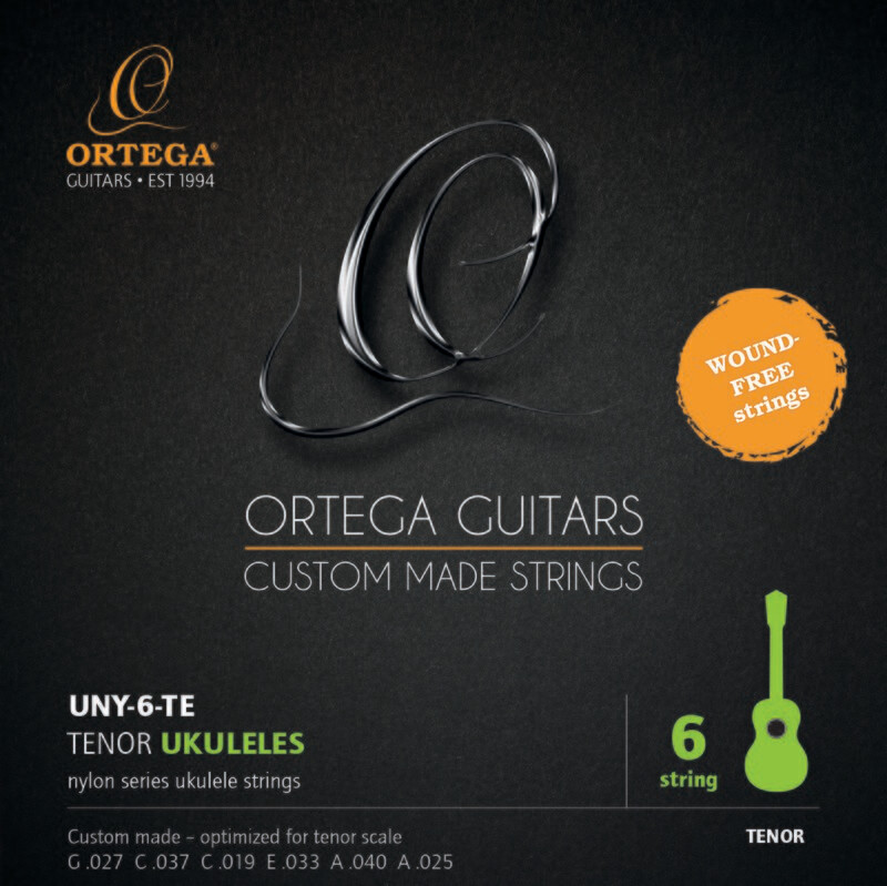 Ortega UNY-6-TE 6pcs. Nylon Tenor Scale Ukulele Ortega UNY-6-TE 6pcs. Nylon Tenor Scale Ukulele