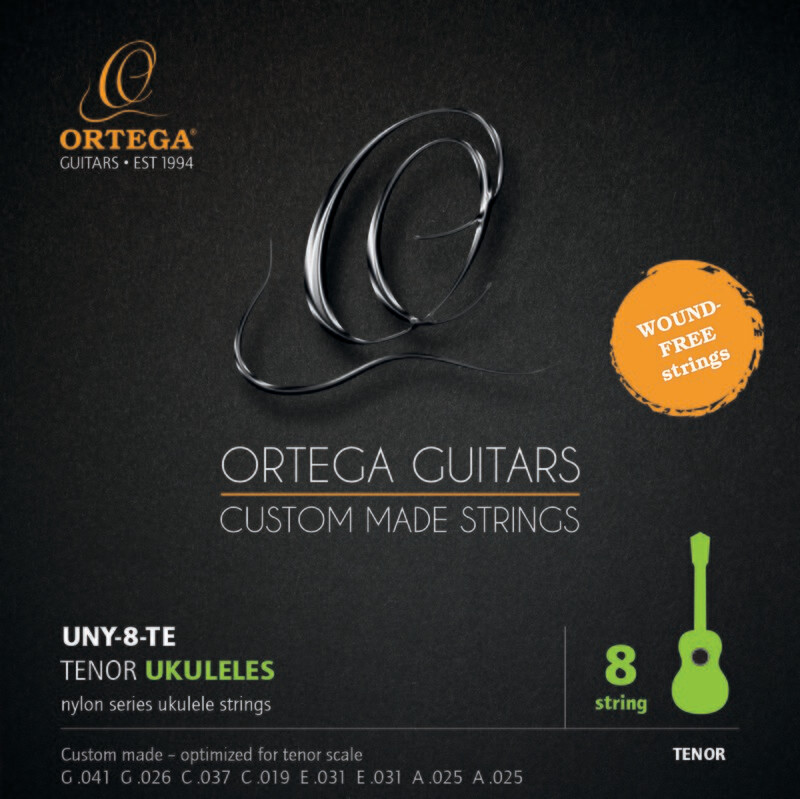 Ortega UNY-8-TE 8pcs. for Tenor Skale Ukulele