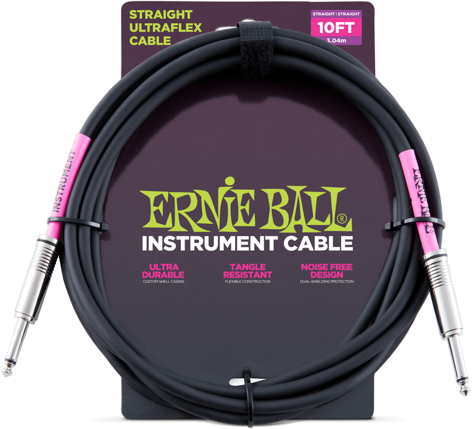 Ernie Ball EB6048 Instrumentenkabel 3m Black