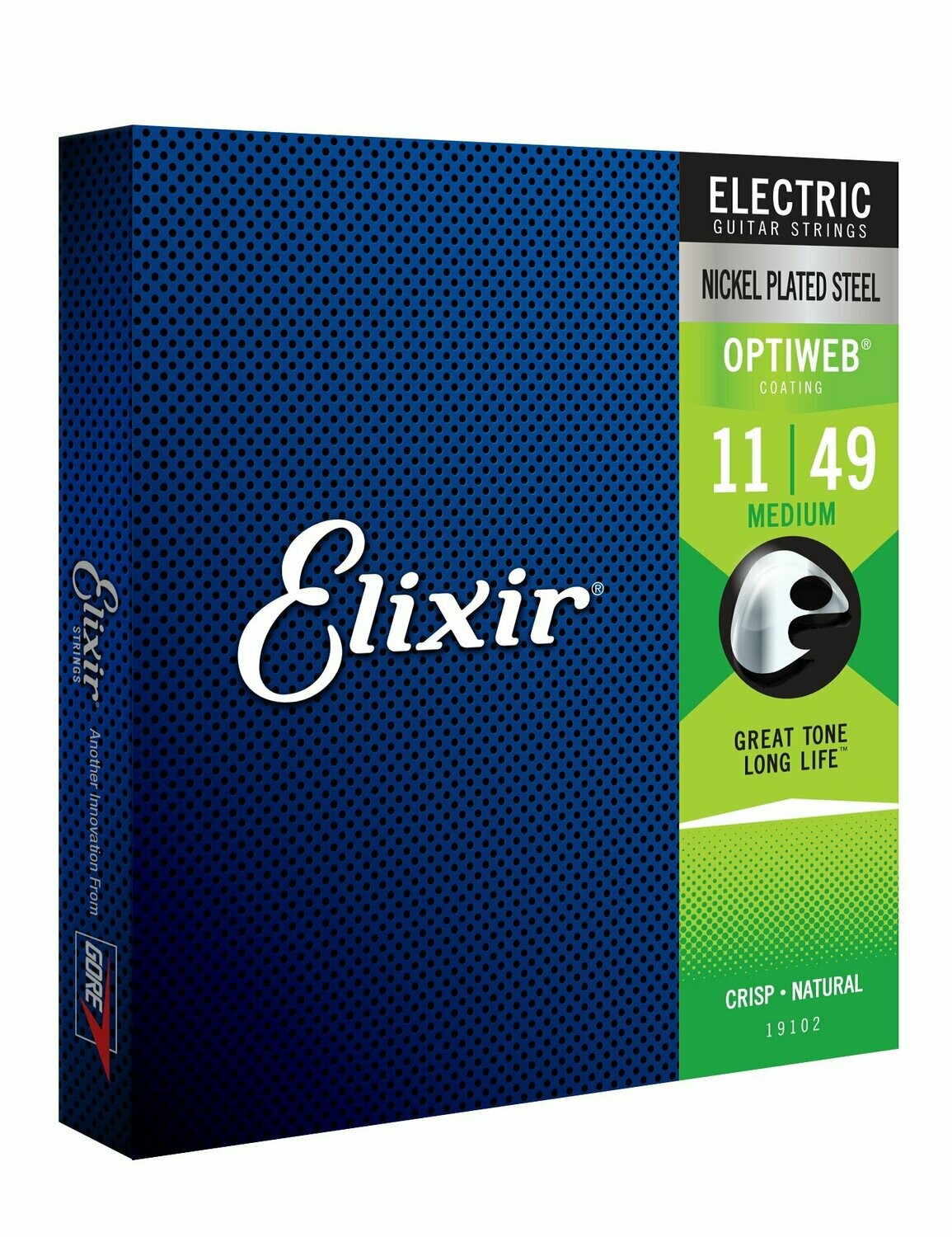 Elixir 19102 Optiweb Electric Guitar Strings 11 - 49