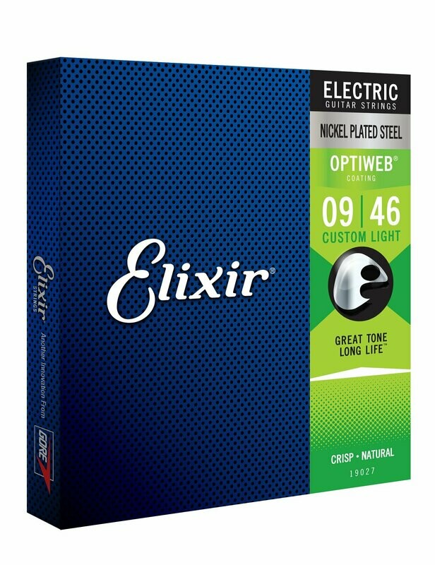 Elixir 19027 Optiweb Electric Guitar Strings 09 - 46