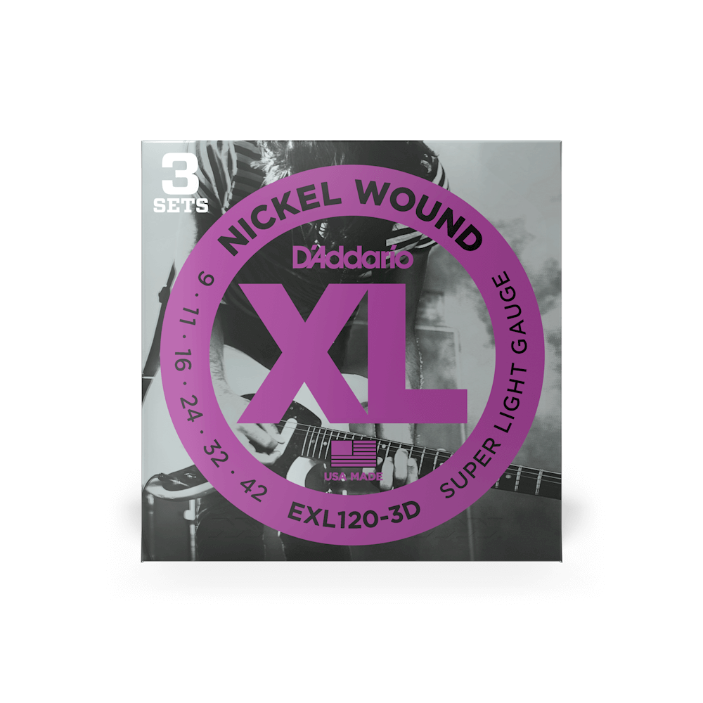 D'Addario EXL120-3D (3er Set)