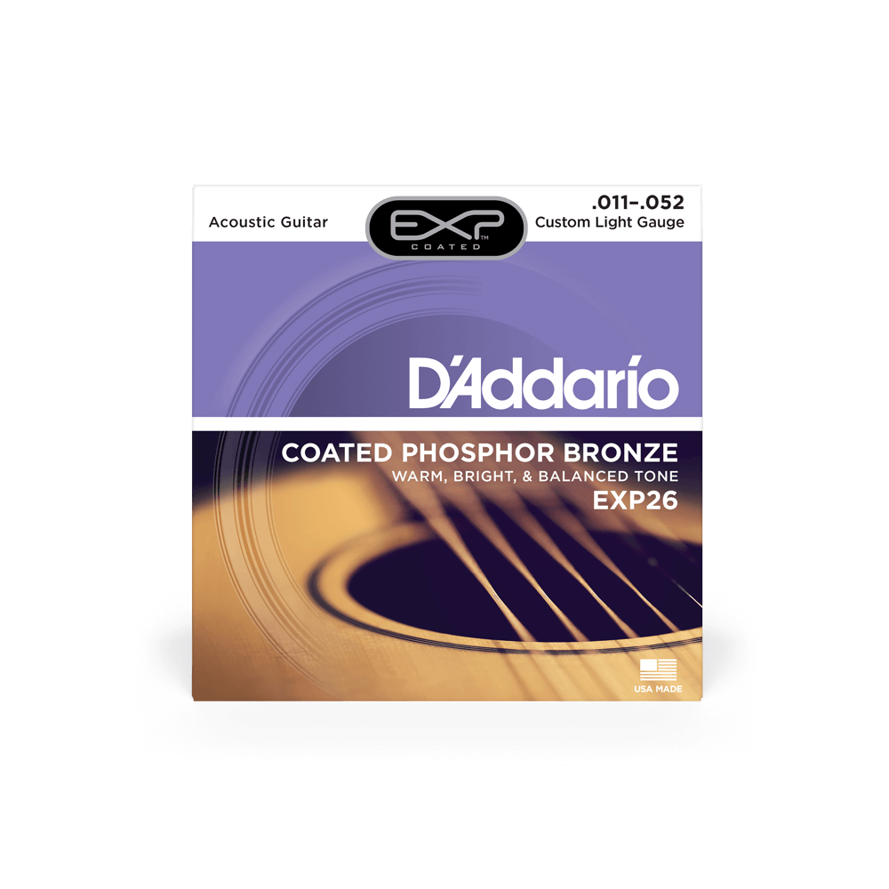 D'Addario EXP26 Phosphor Bronze Coated