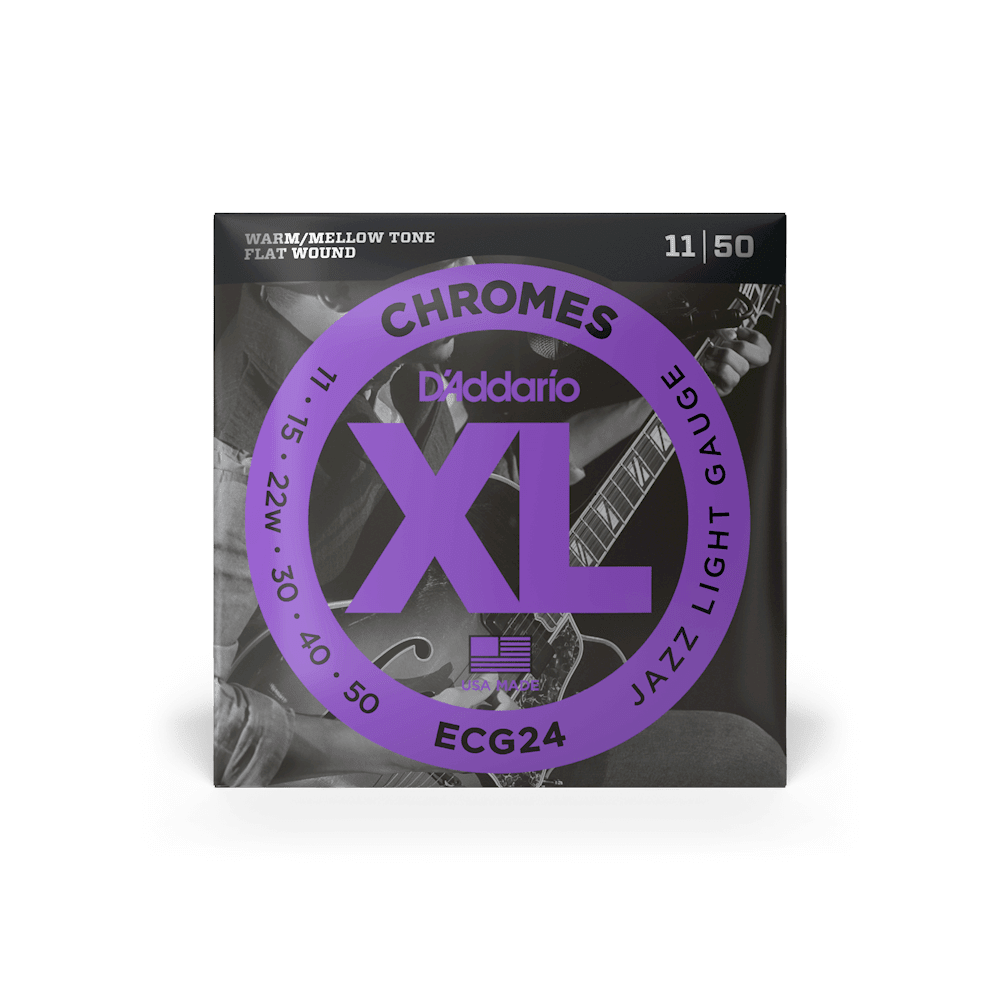 D'Addario ECG24 Chromes Flatwound