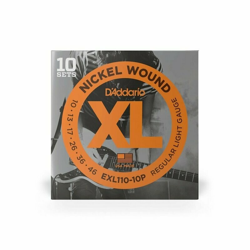 D`Addario EXL110-10P Nickel Wound