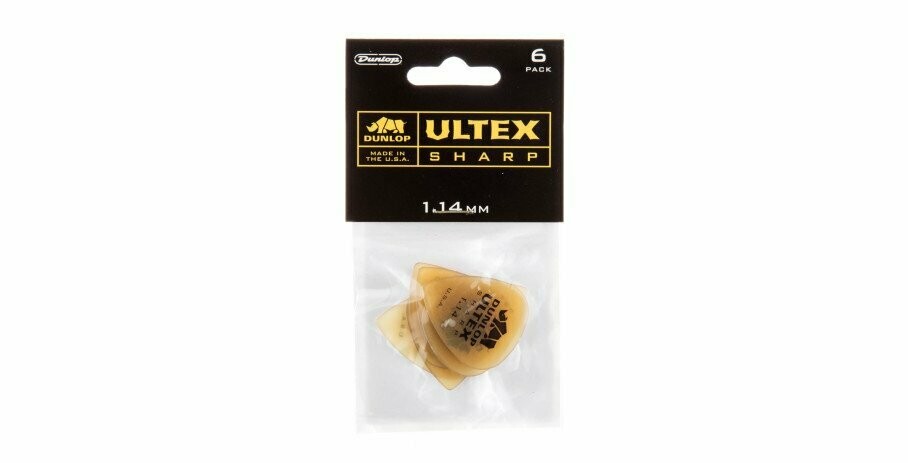 Dunlop Ultex Sharp Picks 1,14 mm 6 pcs.