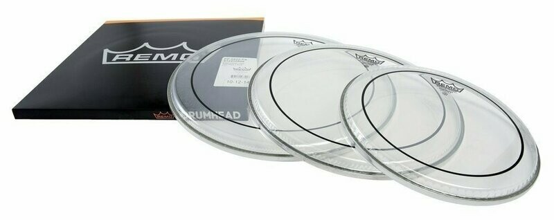 Remo Pro Pack Pinstripe Clear 10 Remo Pro Pack Pinstripe Clear 10" - 12" - 14"